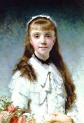 Portrait of a young girl Charles Joshua Chaplin